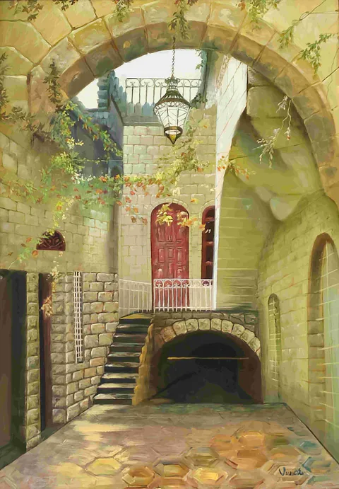 Lebanese Courtyard